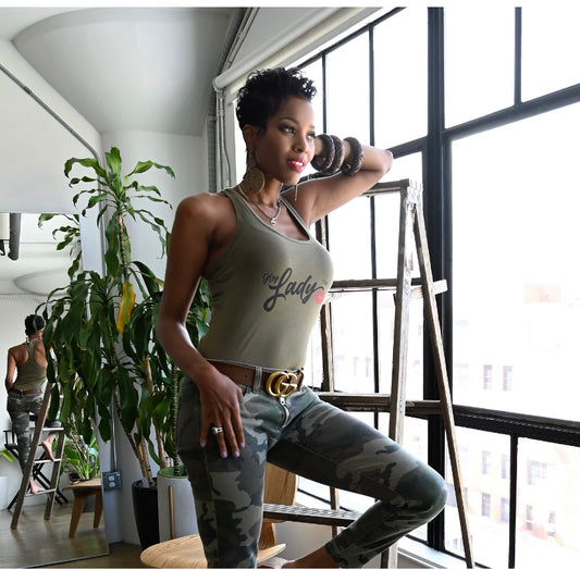 Hey Lady💋™ Racerback Tank