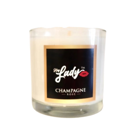 Hey Lady💋™  Champagne Rose Candle