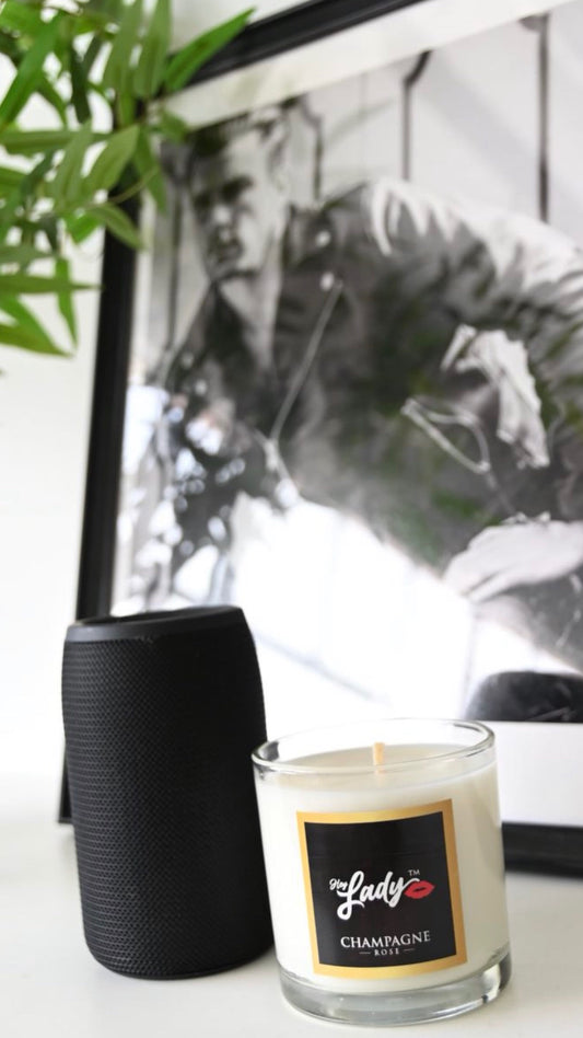 Hey Lady💋™ Champagne Rose Candle