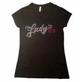 Hey Lady💋™  Bedazzled T-shirt
