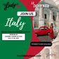 Hey Lady💋™ - "La Dolce Vita" 2027 - PRE-BOOK-ROME | FLORENCE | AMALFI COAST-SESSION # 1 is UNAVAILABLE!
