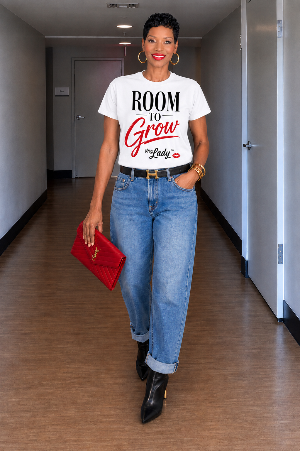 Hey Lady💋™ Room to Grow T‑Shirt